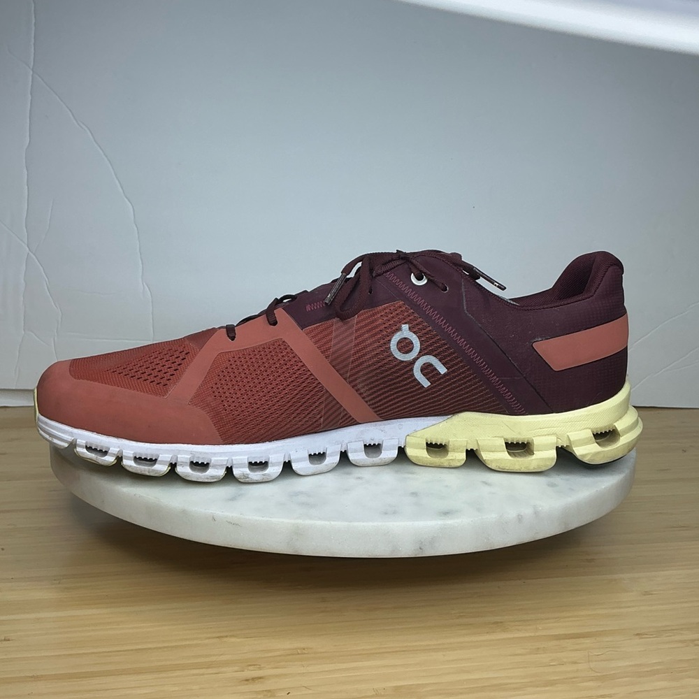 On Cloud Running Men’s Size 13 Cloudflow Rust/Limelight - Picture 12 of 15